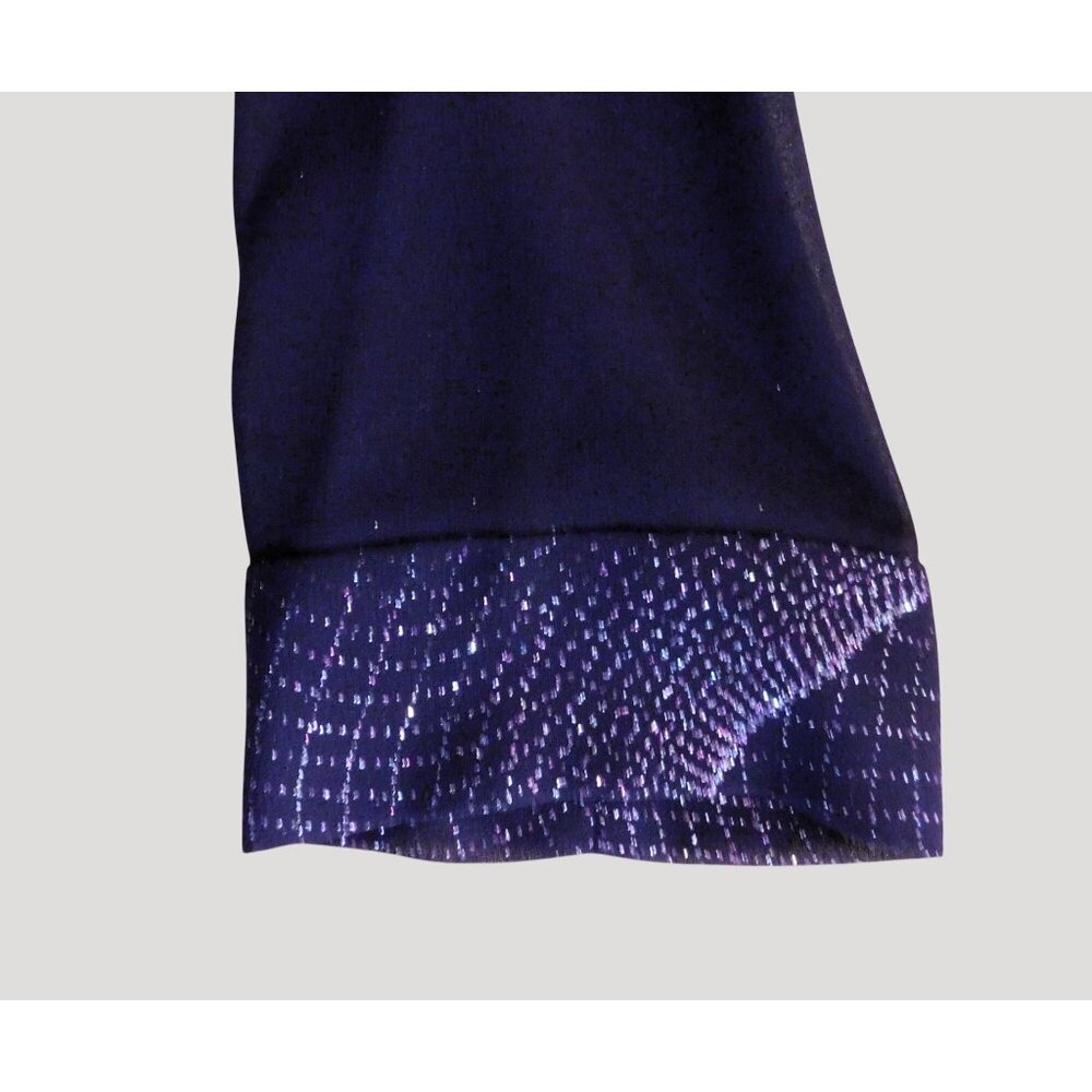 Dana Kay 3-Piece Formal Outfit Womens Size 14 Dark Purple Jacket Tank Skirt - Picture 8 of 14